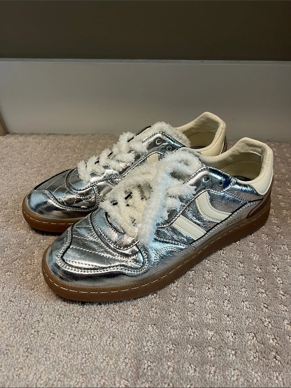 Coolway GOAL Women’s Silver Metallic Sneakers